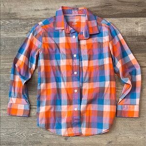 Cat & Jack Vibrant Plaid Button-Down Shirt